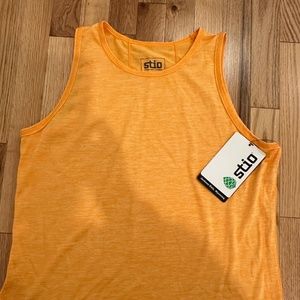 Womens Stio Icefloe Tank top orange NWT. Size Large